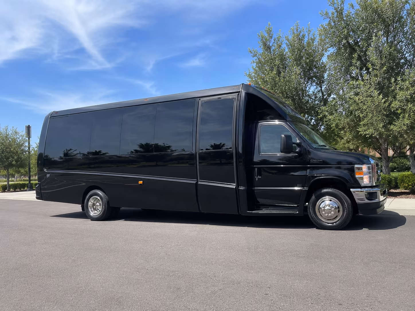 beat the arizona heat with air conditioned wedding shuttles in surprise