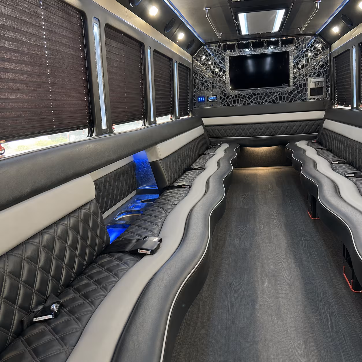 surprise new years eve party bus rental